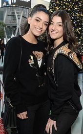 Charli and Dixie D’Amelio from Celebrities Celebrate the Holidays 2019: Christmas, Hanukkah and More