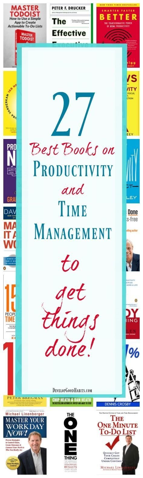 27 Best Books on Productivity and Time Management to Get Things Done!