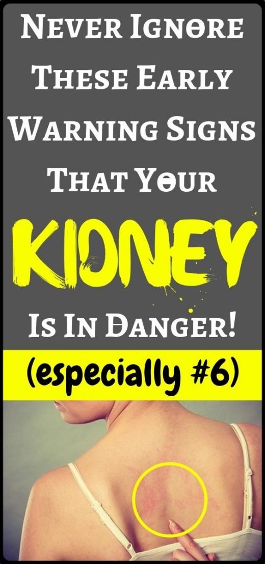 If your kidneys might be in danger, the body will give you these signs….!