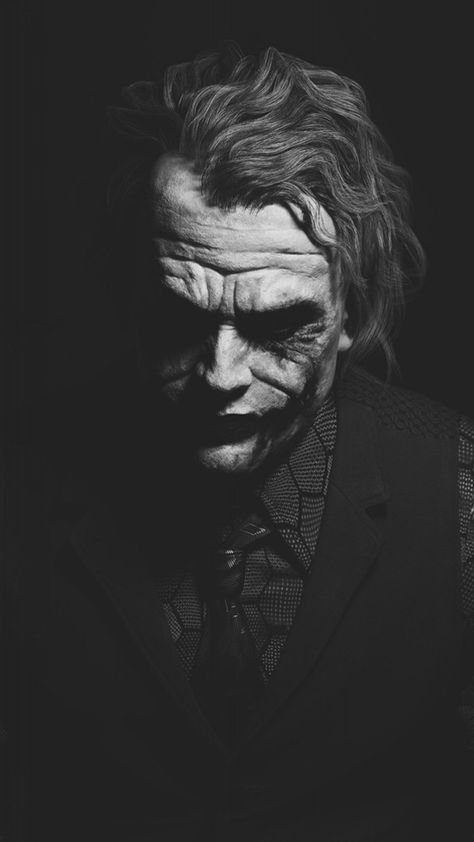 1080×1920 1080×1920 Heath Ledger Joker Monochrome Batman. Joker Hd Wallpapers Fo…