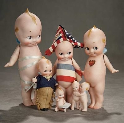 A Time For Gratitude: 185 Collection of German All-Bisque Kewpies