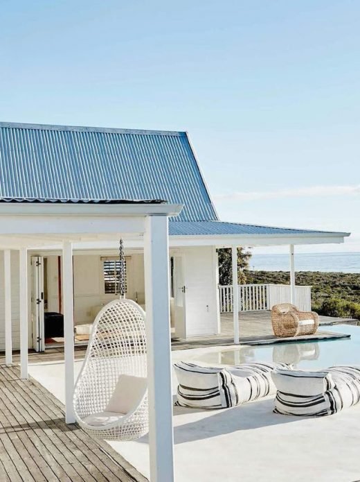 White Beach House In Grotto Bay, South Africa (Debra @DustJacket)