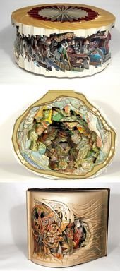 10 Amazing Book-Art Pieces – book art, books art