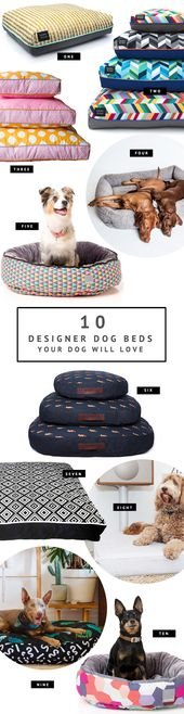 10 Designer Dog Beds You and Your Dog will Love