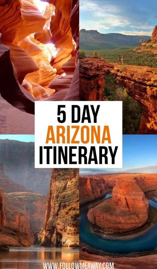 5 Day Arizona Road Trip Itinerary