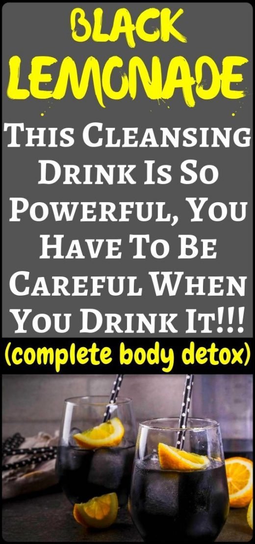 Black lemonade – the cleansing drink that is so powerful you have to be careful …