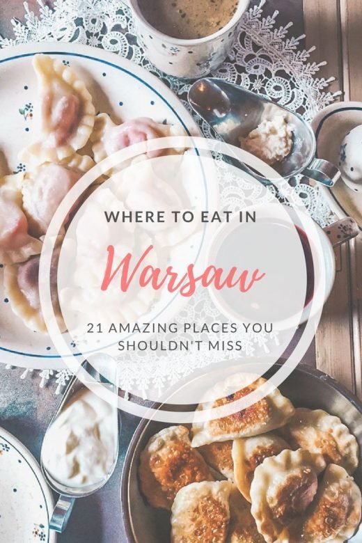 Where to eat in Warsaw? 21 amazing places you absolutely shouldn’t miss!