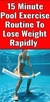 15 Minute Pool Exercises That Burn Fat Fast