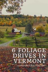 6 foliage drives through back roads of Vermont