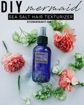 DIY Mermaid Sea Salt Hair Texturizer Spray – Citizens of Beauty