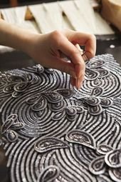 Fashion Atelier – haute couture embroidery; embellishment detail; fashion studio…