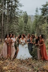 Let the Earthy Autumnal Tones in this No Business Lodge Wedding in McCall, Idaho Inspire Your Color Palette | Junebug Weddings