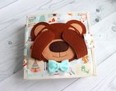 Tutorial busy quiet book for travel toddler activity, felt bear on a quiet book, first birthday or personalized baby gifts (6-12 pages)