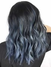 20 Beautiful Styling Ideas For Blue Ombre Hair