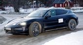 2021 Porsche Taycan Cross Turismo Plays Hide And Seek During Cold Weather Testing | Carscoops