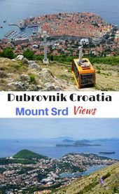 A visit to Dubrovnik Croatia should include a trip to the top of Mt Srd for some…