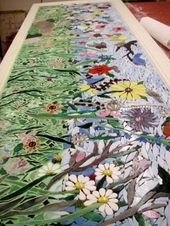 Create a garden in mosaic Beautiful garden art pieces are traditionally made of …