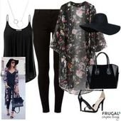 Frugal Fashion Friday Celebrity Inspired Kimono Outfit