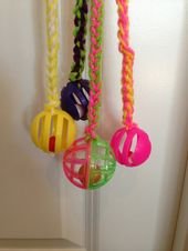 Item132 ~ 1 Cat toy – Colorful Fun Knitted Cat toy with Bell ~ Kitty Toy ~ Gift …