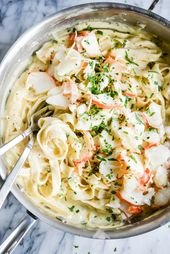 Lobster Alfredo (GF) | Fed & Fit