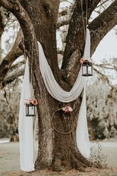 Lush Rustic Jensen Beach Wedding at The Mansion at Tuckahoe | Junebug Weddings