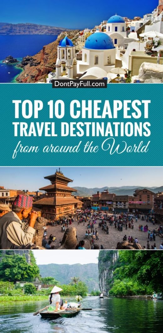 Top 10 Cheapest Travel Destinations