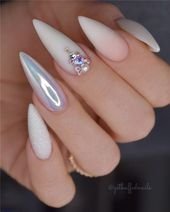39 Amazing Acrylic Stiletto Nails Art Ideas That Are Trending