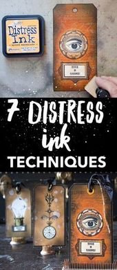 7 Distress Ink Techniques