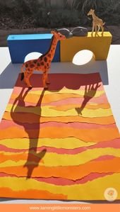 African Sunset Shadow Tracing Art – Taming Little Monsters