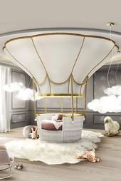 Ballooning Kids Bed for Children Bedroom