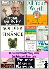 Best Books About Saving Money, Debt Reduction and Simple Living