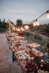 Cosmic Inspired Destination Wedding Barcelona With Epic Dessert Table