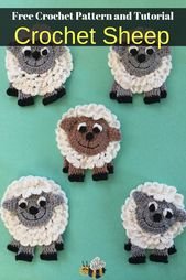 Crochet Sheep Pattern – Crochet Animals