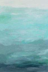 DIY Abstract Art and a New Table | The Turquoise Home