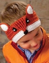 Fox headband crochet pattern free