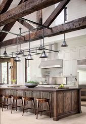 River house showing the best of stone and wood elements