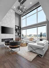 40 Luxury Living Room Design Ideas With Modern Accent