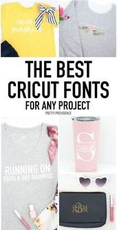 All About Cricut Fonts – The Best Fonts in Cricut Design Space
