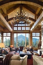 Beautiful rustic mountain retreat set amidst the grandeur of the Rocky Mountains