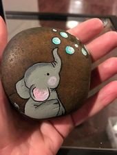 Easy Paint Rock zum Ausprobieren (Stone Art & Rock Painting Ideas)