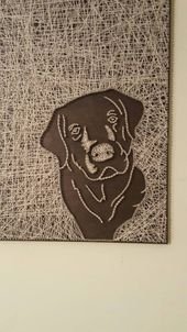 Lab Face String Art 16″x16″
