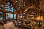 Stunning lodge style home with old world luxury overlooking Lake Tahoe