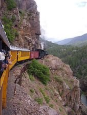 Train ride from Durango to Silverton, Colorado  we did this May 2012  Amazing vi…