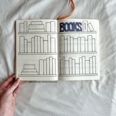 Danielle’s Dark Blue Custom Bullet Journal | ElizabethJournals