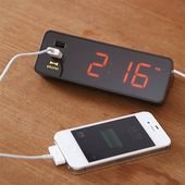 LED Alarm Clock will charge your phone at night | Coolest Gadgets