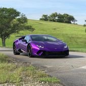 Lamborghini Huracan Performante painted in Viola Parsifae Photo taken by: @docta…