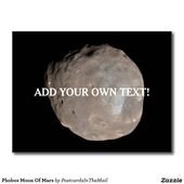 Phobos Moon Of Mars Postcard | Zazzle.com