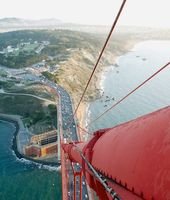 Pic of the Day: Check Out the View From the Top of the Golden Gate Bridge