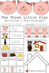 The 3 Little Pigs Activities + Free Printables