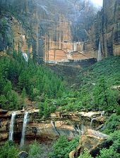 Emerald Pools, Zion National Park. We hiked the Lower, Middle and Upper Pool tra…